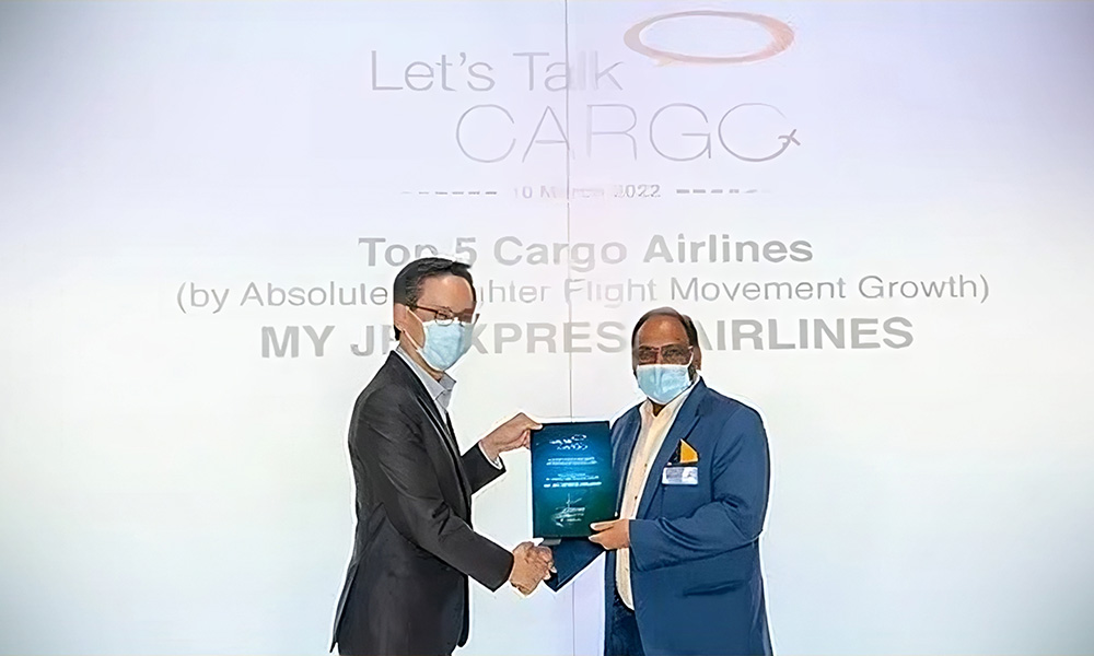 Top 5 Cargo Airlines Award - MY JET Xpress Airlines
